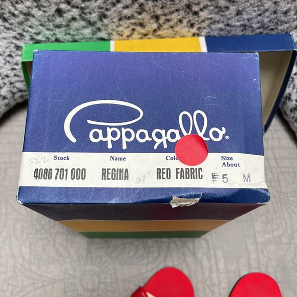 Red Pappagallo Vintage Vibe Sandals Size 5 - Picture 10 of 16